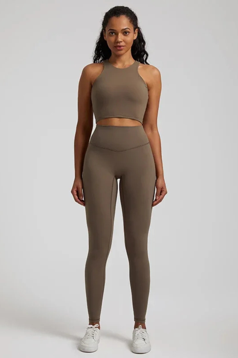 Ensemble Yoga Dos Nageur - marron 2 / XS