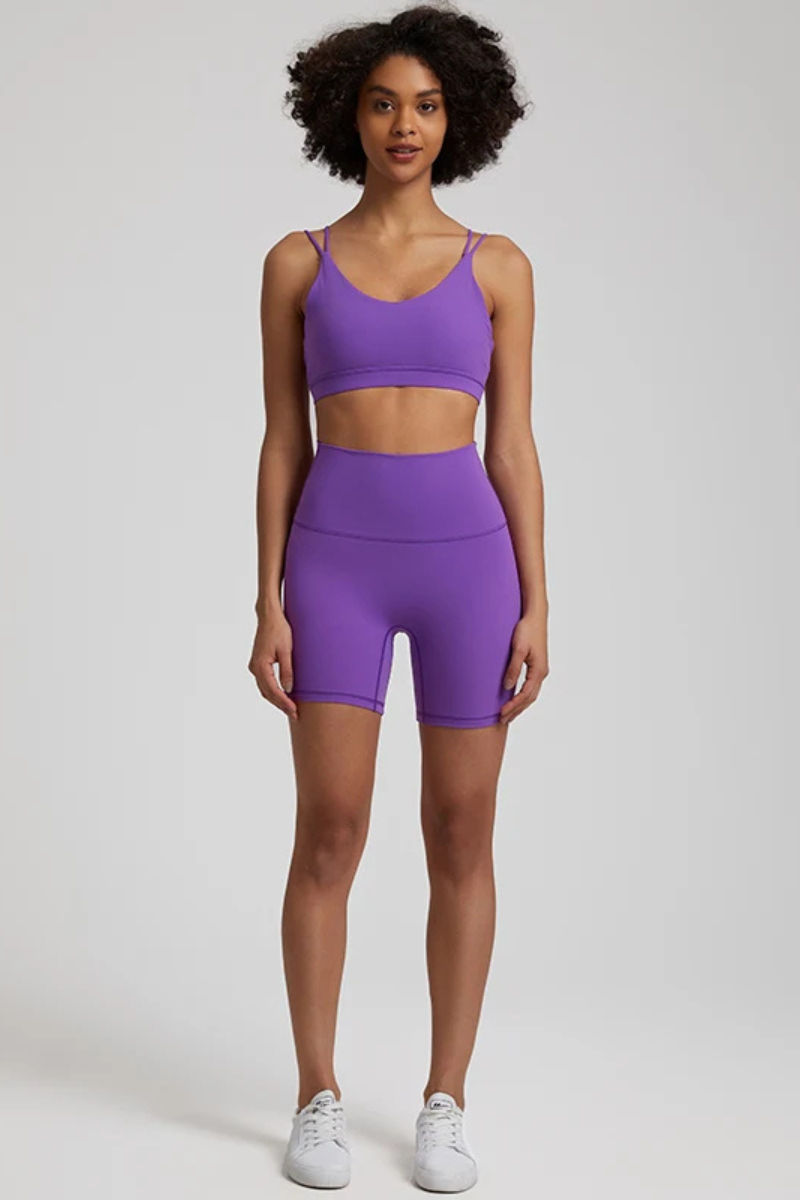 Ensemble Yoga Féminin - violet / XS
