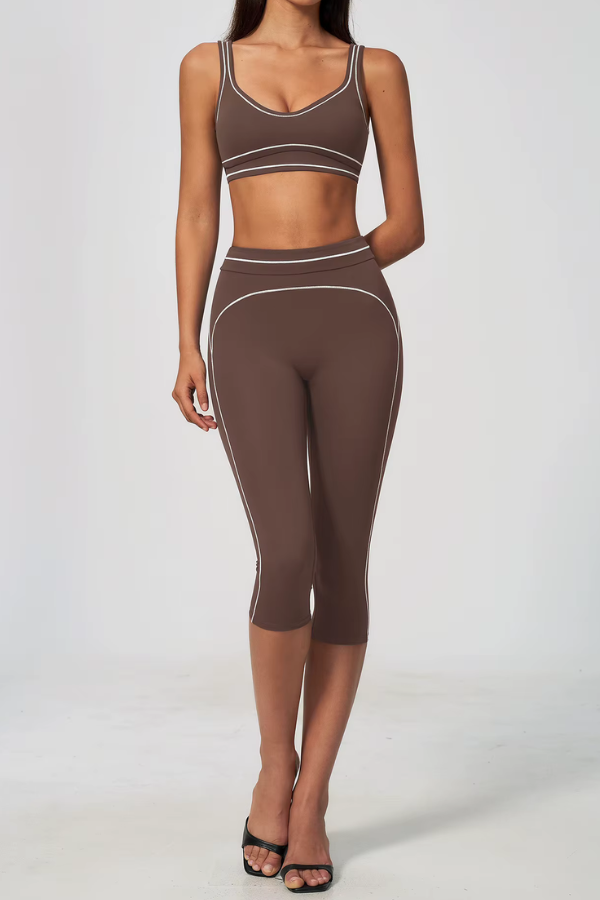 Ensemble Yoga Galbant - marron / S
