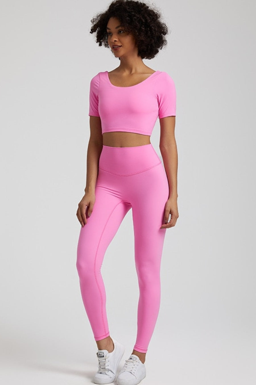 Legging rose online clair