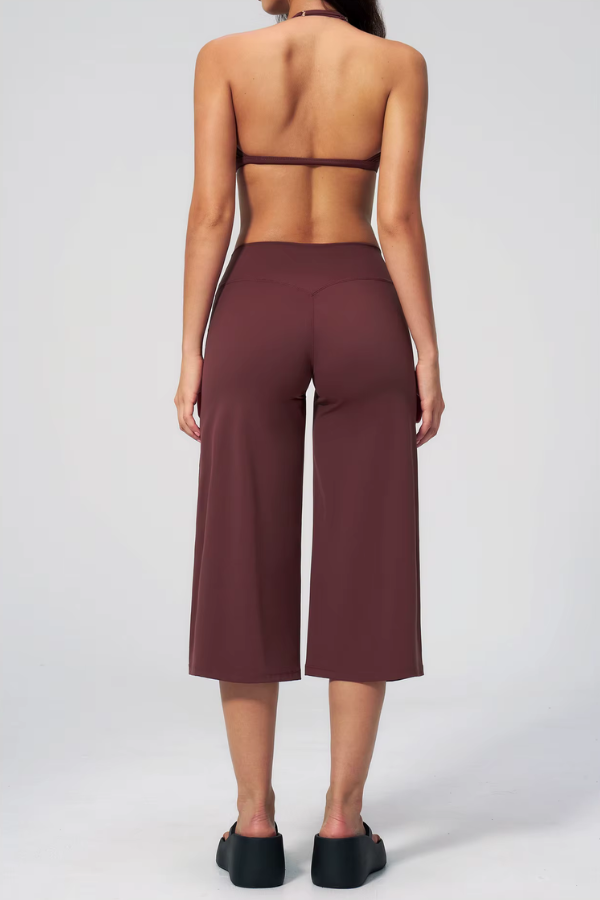 Ensemble Yoga Pantacourt Ample