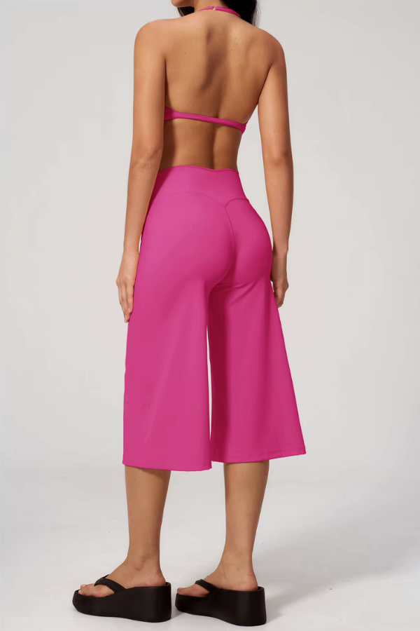 Ensemble Yoga Pantacourt Ample