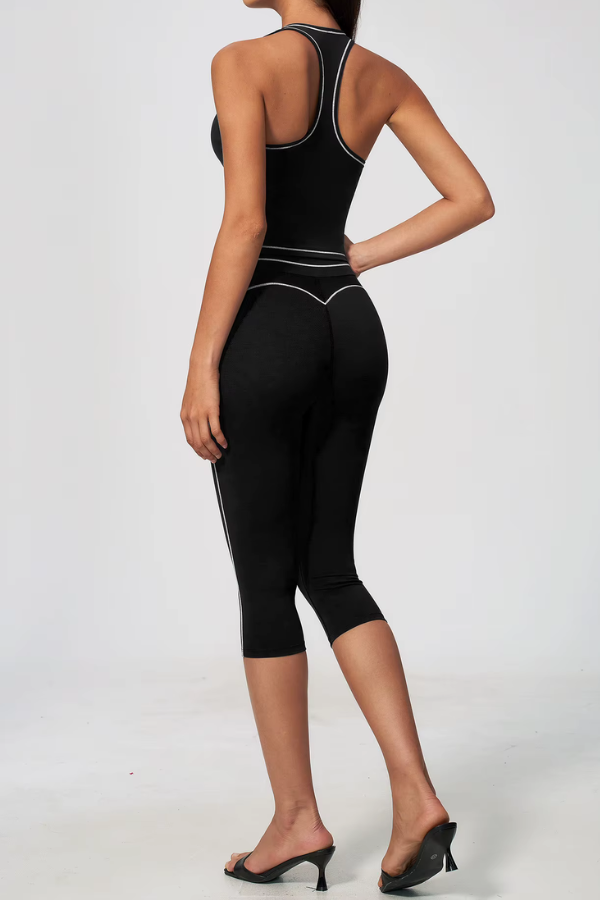 Ensemble Yoga Pantacourt Sculptant