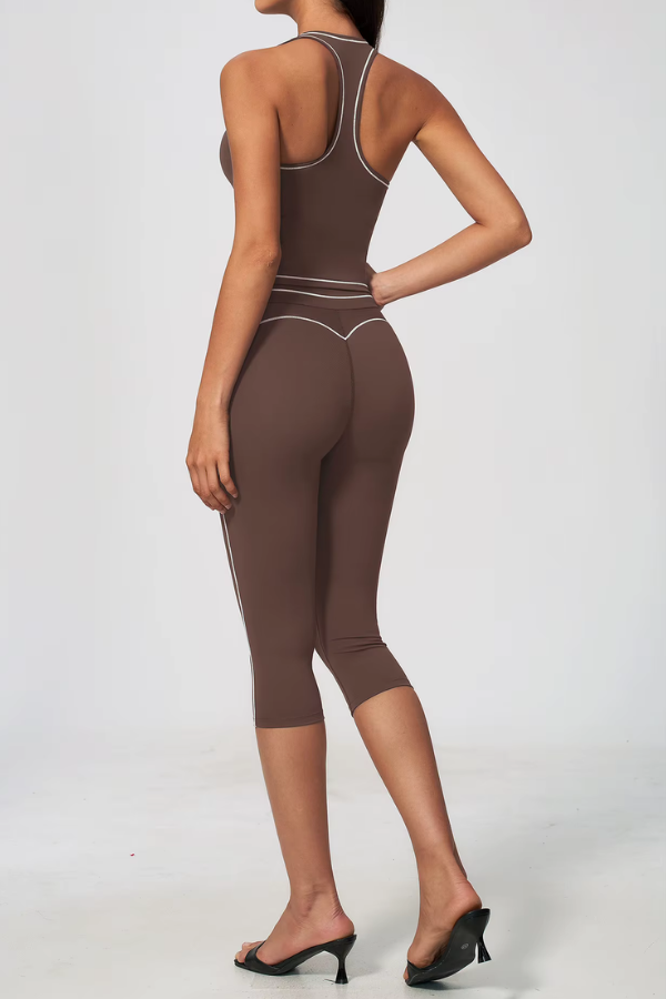 Ensemble Yoga Pantacourt Sculptant
