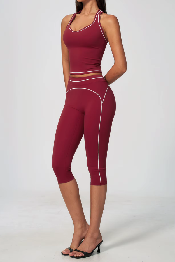 Ensemble Yoga Pantacourt Sculptant