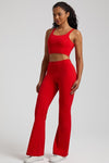 Ensemble Yoga Pantalon & Brassière - rouge / S