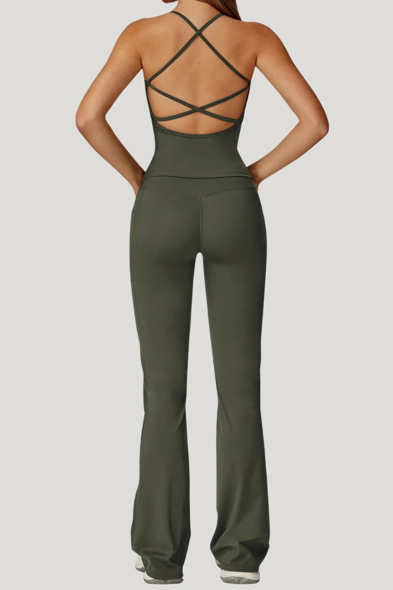 Ensemble Yoga Pantalon Evasé