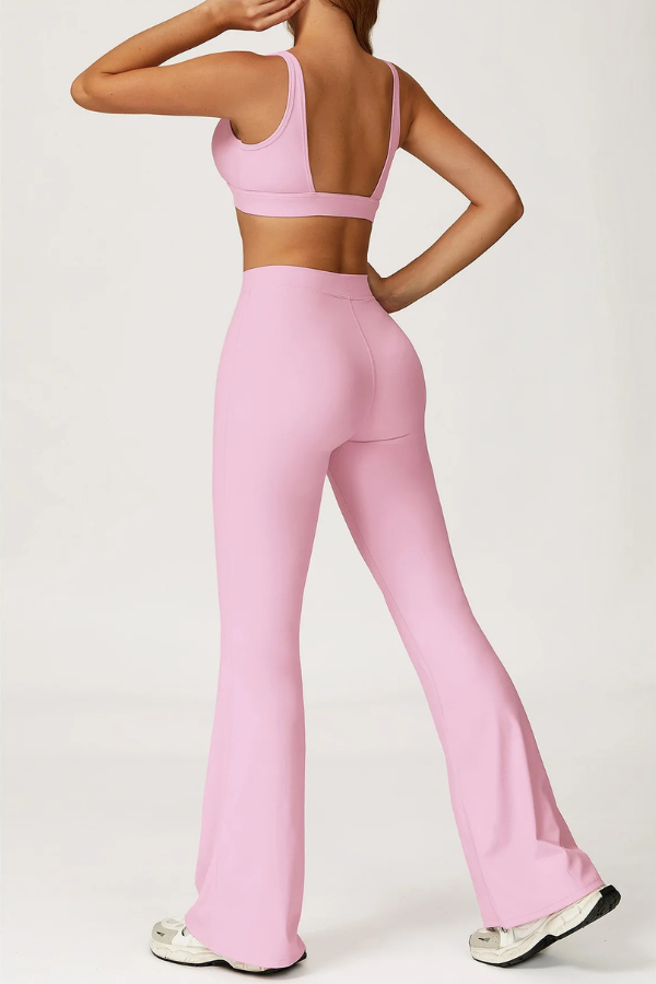 Ensemble Yoga Pantalon Flare & Brassière