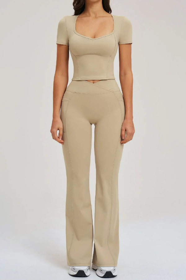 Ensemble Yoga Pantalon T-Shirt