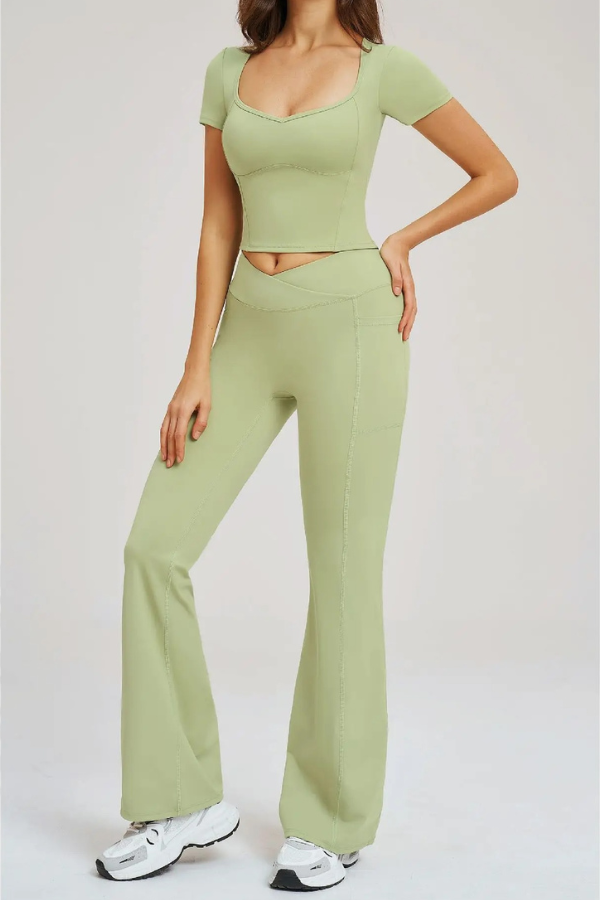 Ensemble Yoga Pantalon T-Shirt