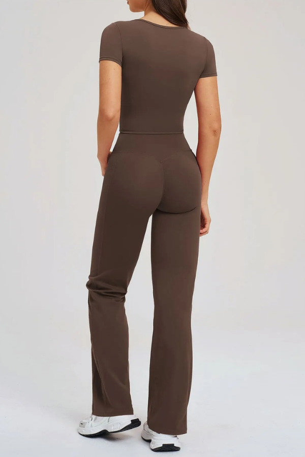 Ensemble Yoga Pantalon T-Shirt