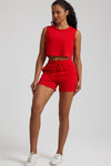 Ensemble Yoga Short & Crop Top