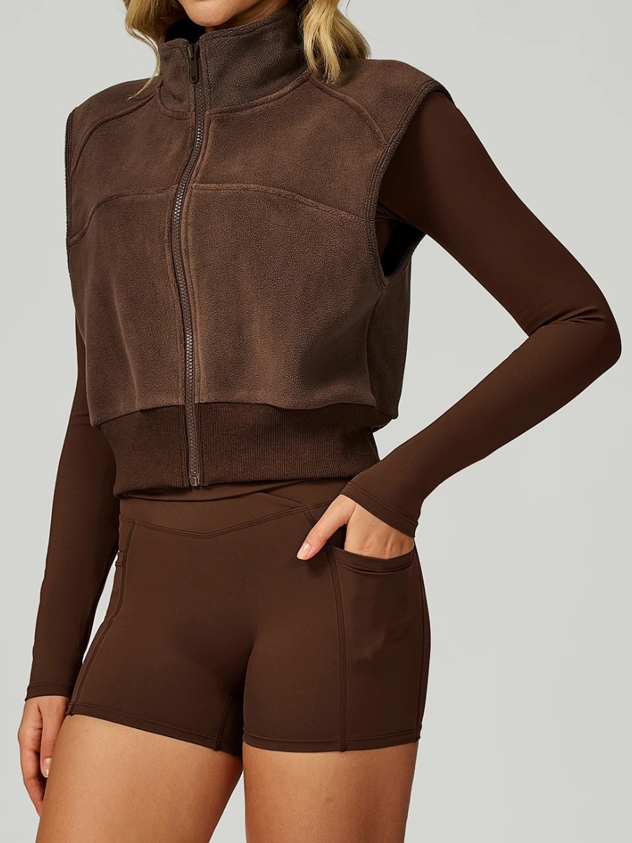 Gilet de Yoga - marron / S