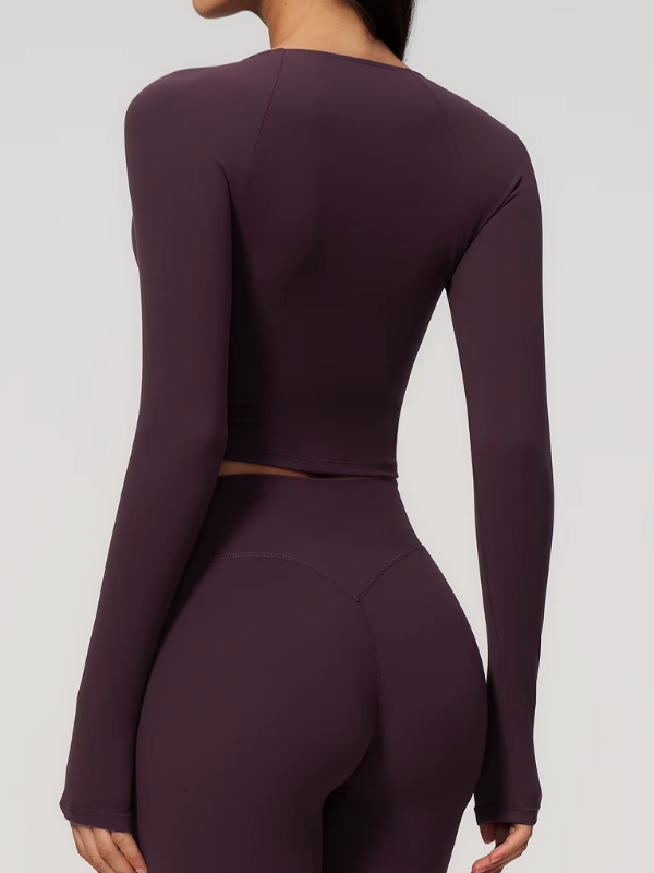 Haut Pilates Décolleté Croisé