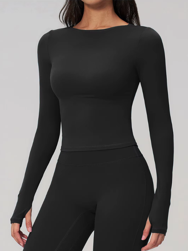Haut Yoga Moulant - noir / S
