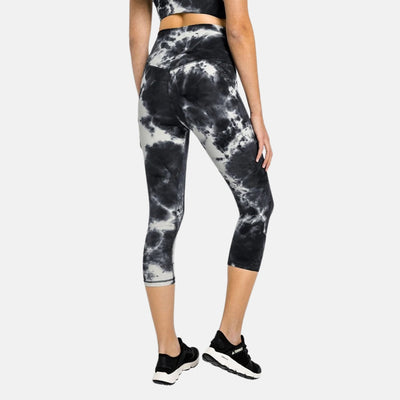 Legging Court Yoga Tie & Dye - gris / XS