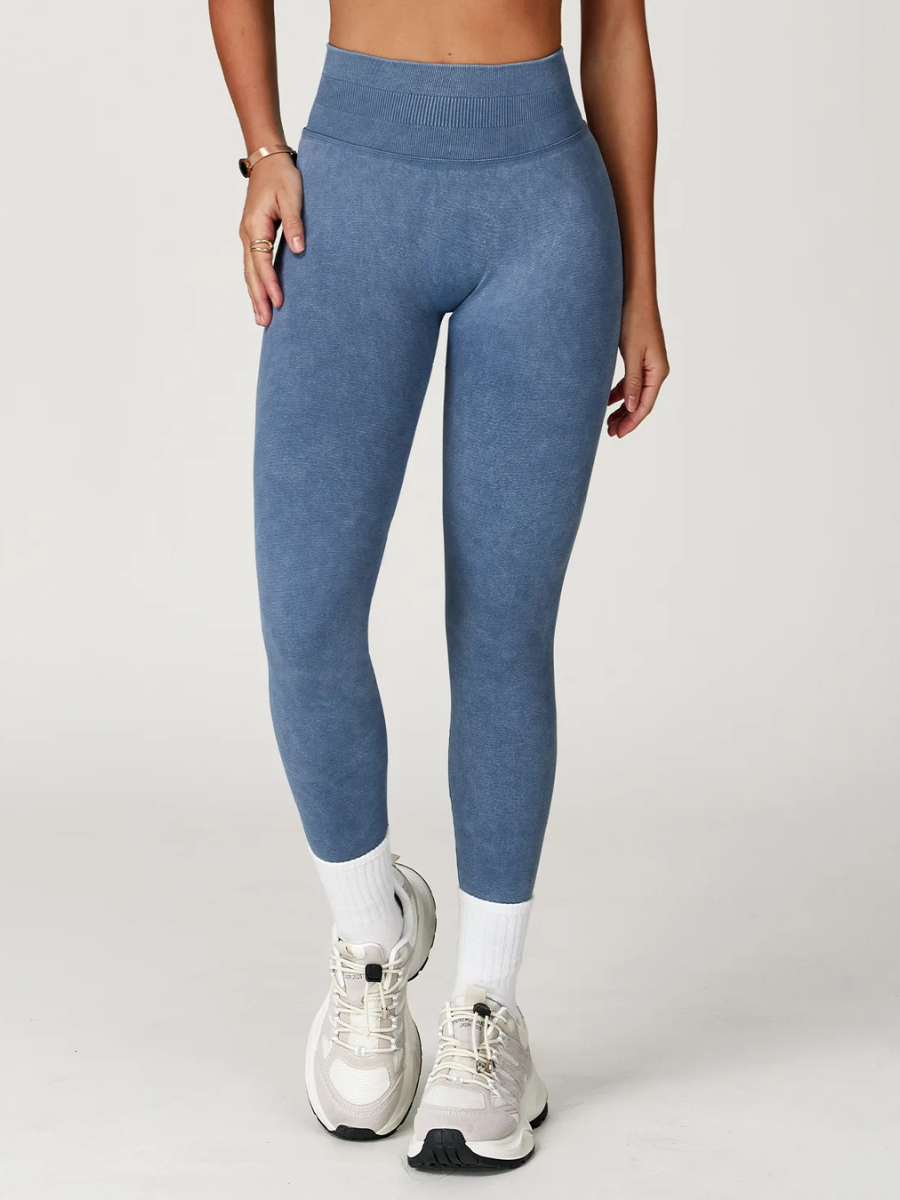 Legging Push Up Sport - bleu gris / S