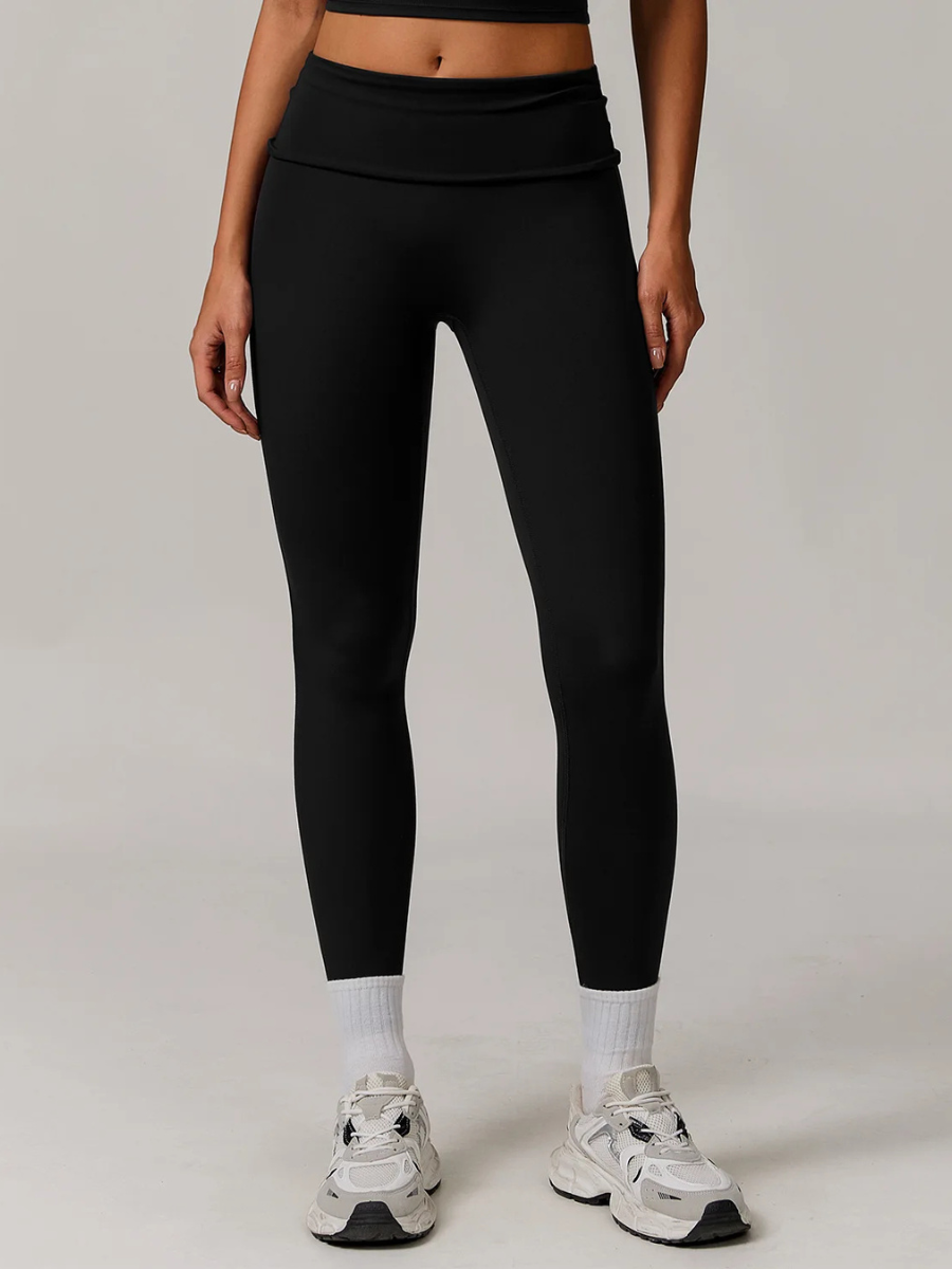 Legging Sport Femme Yoga - noir / S