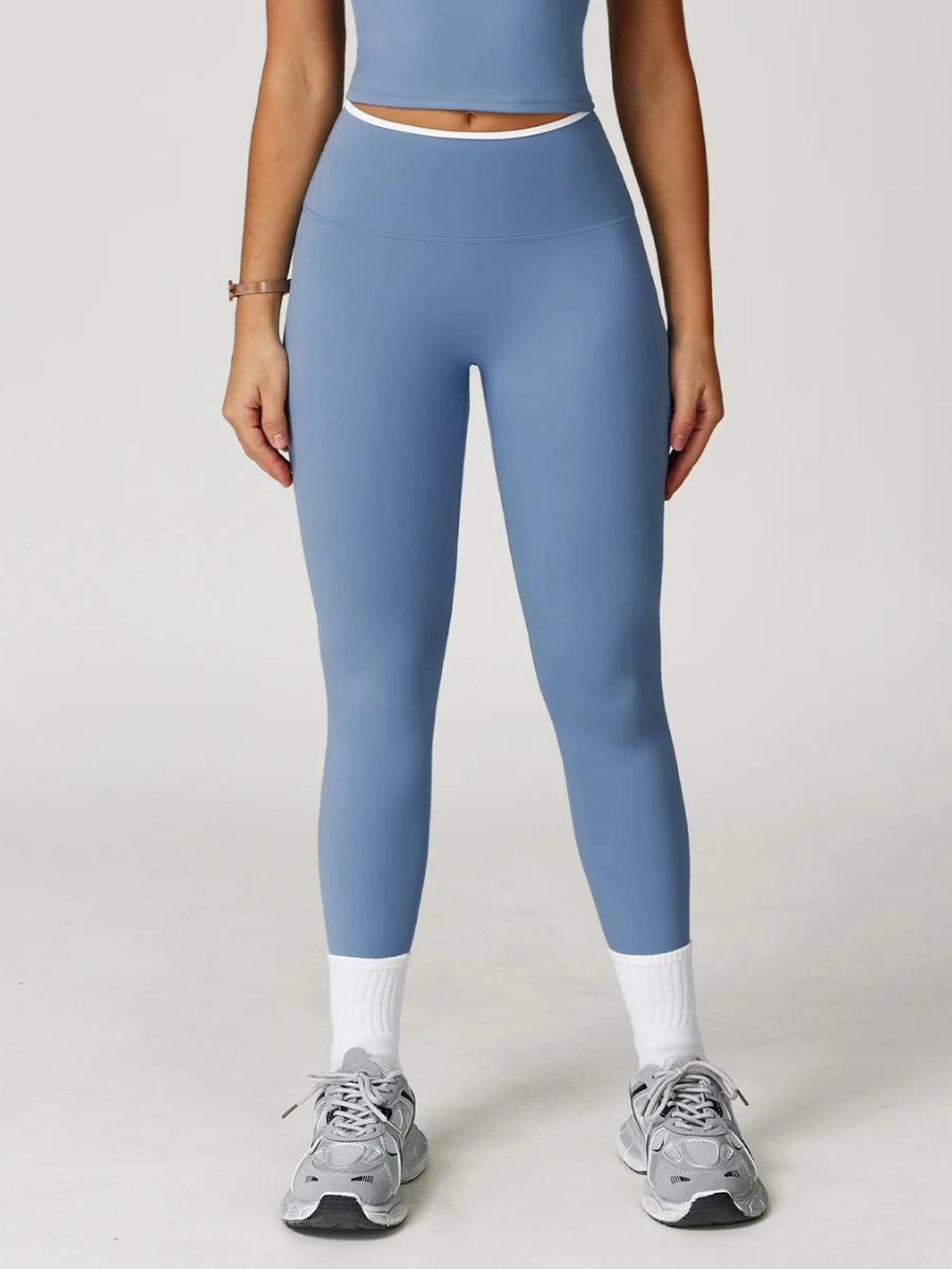 Legging Push Up Sport - bleu clair / S
