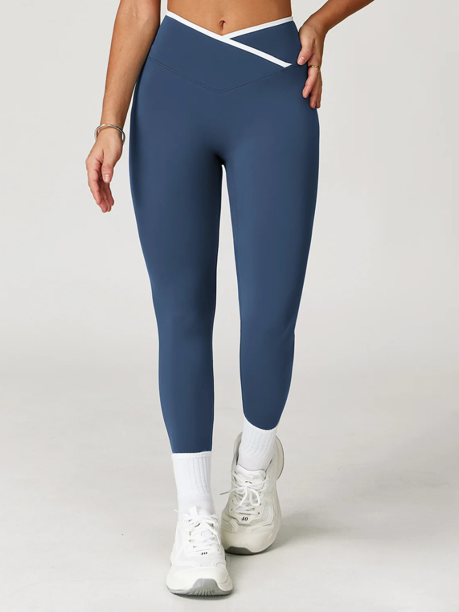 Legging Sport Taille Haute - bleu marine / S