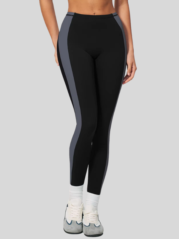 Legging Yoga Bicolore - noir / S
