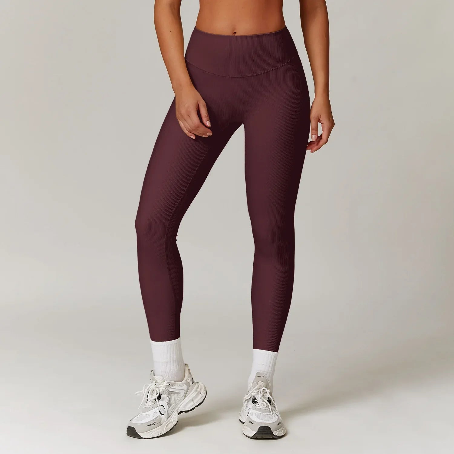 Legging Yoga Gainant - bordeaux profond / S