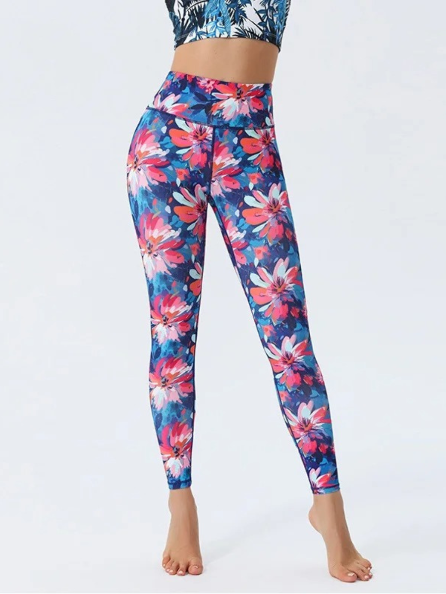Legging Yoga Imprimé Floral