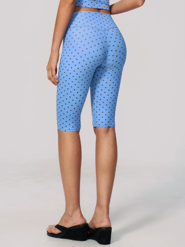 Legging Yoga Pantacourt à Pois