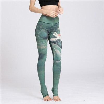 Legging Yoga Vert Green Lotus - Vert / S
