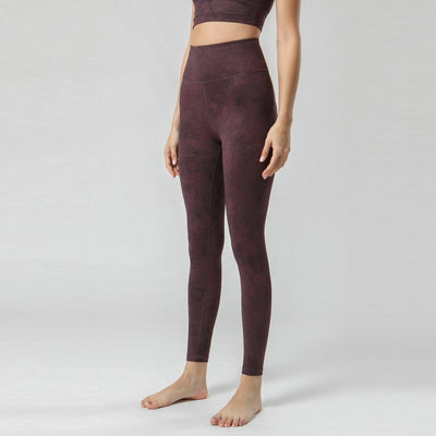 Legging Yoga Yantra - bordeaux / S