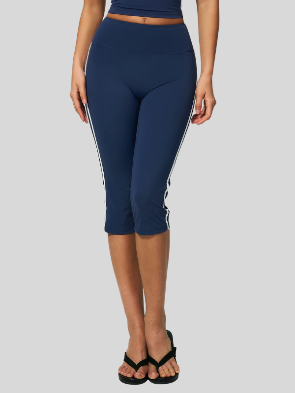 Pantacourt Sport Bandes Latérales - bleu marine / S
