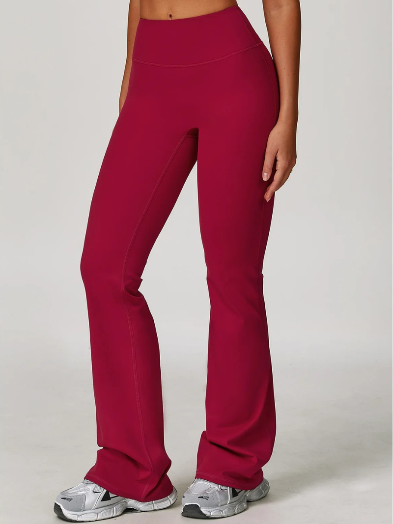 Pantalon Evasé Femme - bordeaux / S