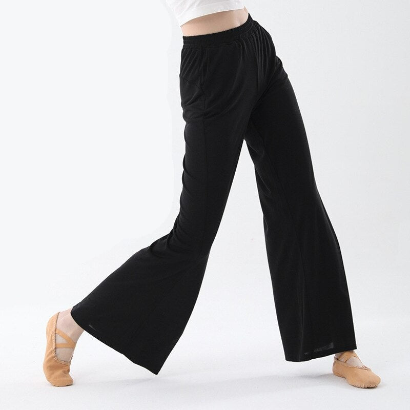 Pantalon Large Yoga - Noir / S