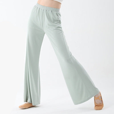 Pantalon Large Yoga - Vert / S