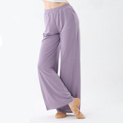 Pantalon Large Yoga - Violet / S