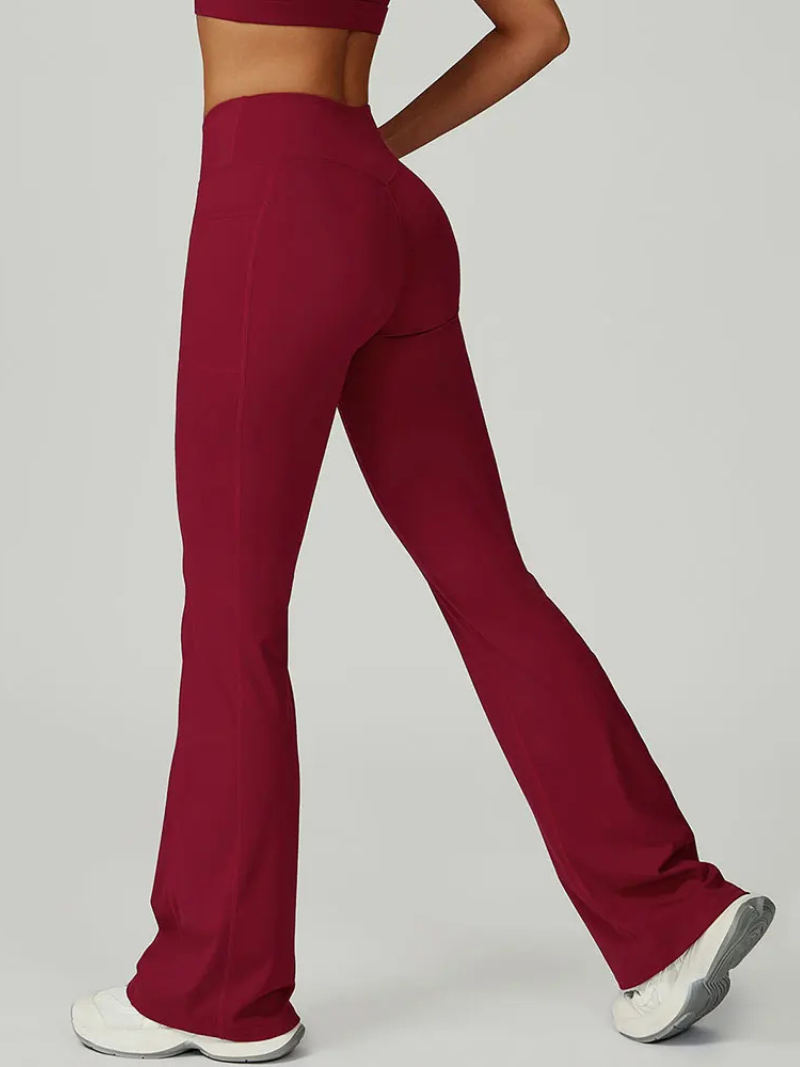 Pantalon Moulant Evasé Femme