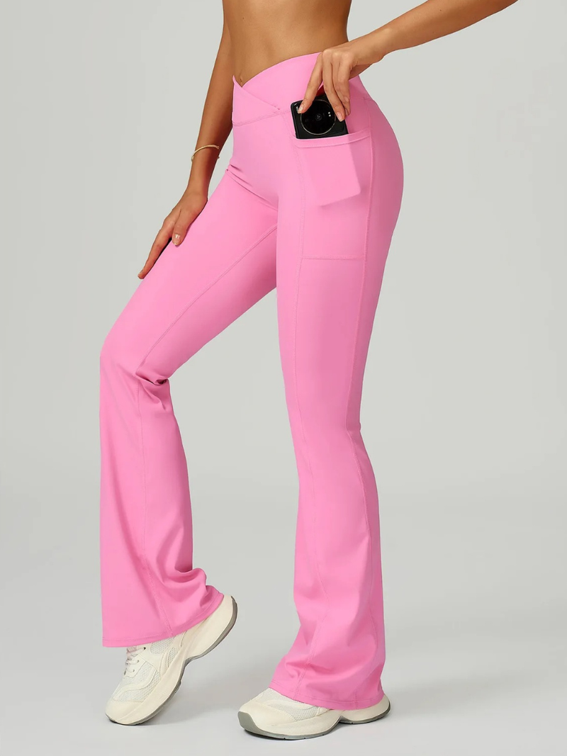 Pantalon Moulant Evasé Femme