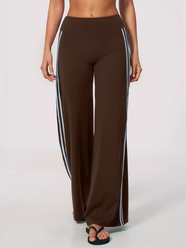Pantalon Sport Flare - marron foncé 2 / S
