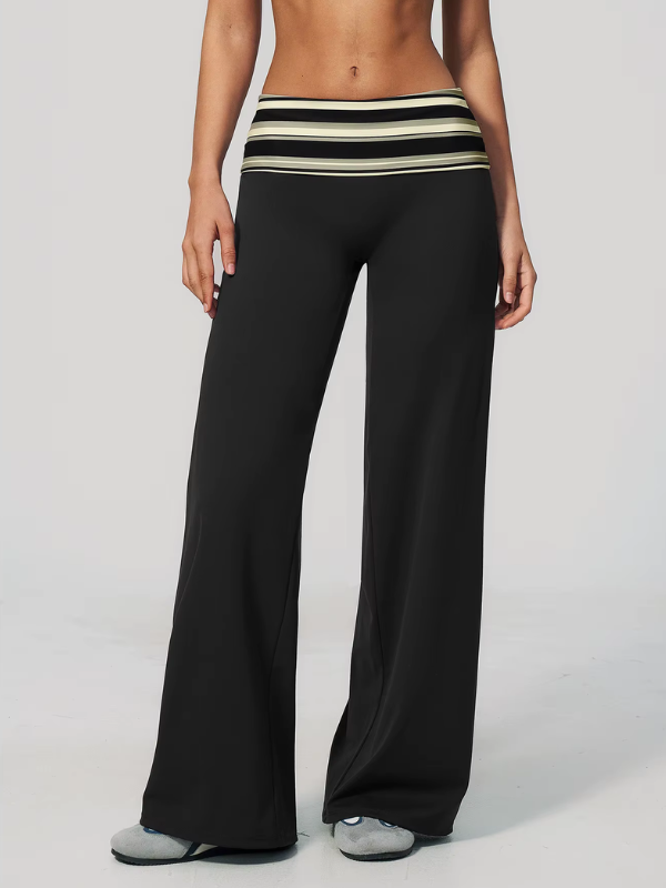 Pantalon Yoga Coupe Large - noir / S