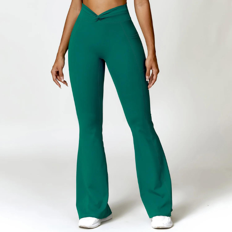 Pantalon Yoga Deva - vert / S