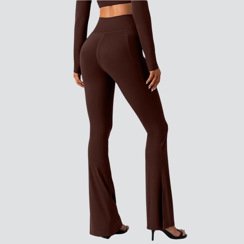 Pantalon de yoga Confort Femme - Coton Bio Noir - Vêtements de yoga Pantalon de yoga Confort Femme - Coton Bio Noir - Vêtements de yoga