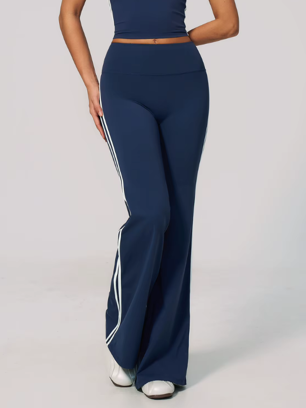 Pantalon Yoga Evasé Sport - bleu marine / S