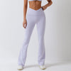Pantalon Yoga Femme Gainant - Blanc / S