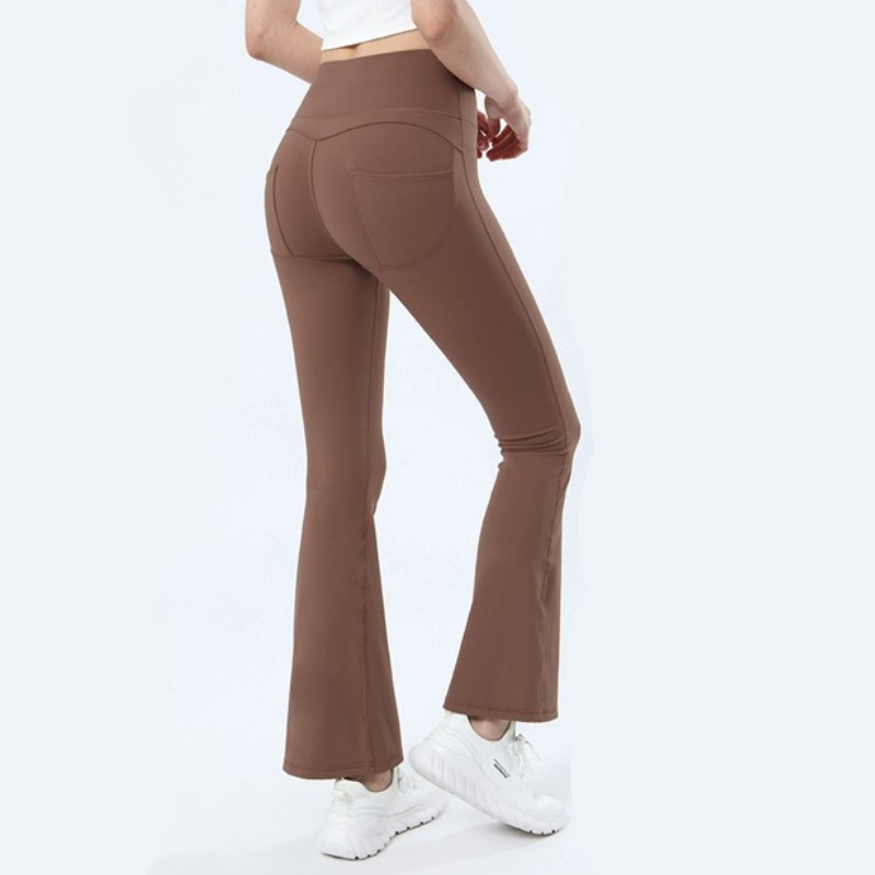 Pantalon Yoga Femme Push Up - Marron / S