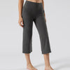 Pantalon Yoga Femme Trois Quart - gris / S