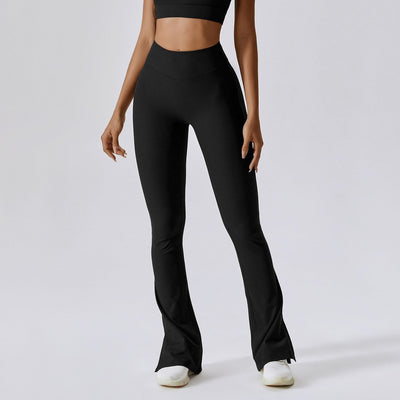 Pantalon Yoga Fente - noir / S