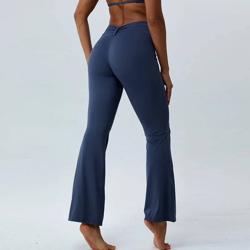Pantalon Yoga Flare - bleu foncé / S