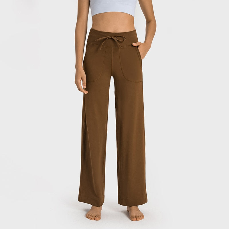 Pantalon fluide yoga femme new arrivals