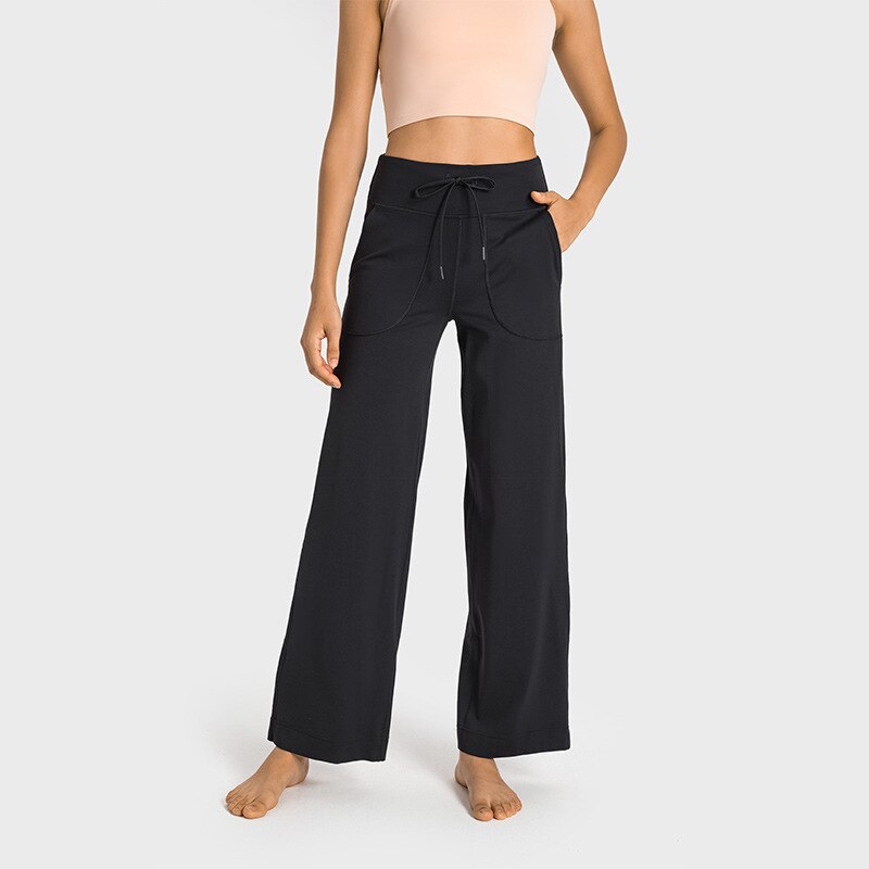 Pantalon Yoga Fluide - Noir / S