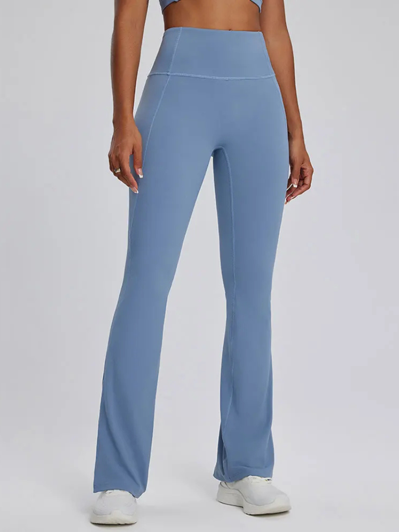 Pantalon Yoga Moulant - bleu brume / S